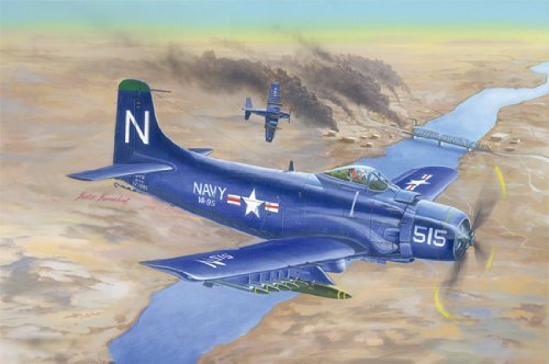 Trumpeter  A1D AD4 Skyraider USN Aircraft (1/32 Scale)