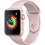 Apple Watch Series 3 (GPS) 42mm Smartwatch (Gold Aluminum Case, Pink Sand Sport Band)