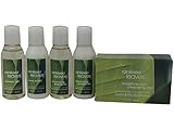 Bath Body Works Rainkissed Leaves Travel Set 1 Shampoo, 1 Conditioner, 1 Lotion, 1 Shower Gel, & 1 Soap