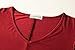 LARACE Plus Size Women Tunic Tops 3/4 Sleeve Shirt for Legging (Wine Red, 2X)