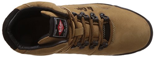 Lee Cooper Men's Camel Leather Trekking and Hiking Boots - 6 UK 4
