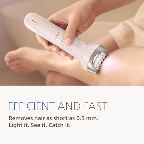 Philips Beauty Set - All-In-One Set for Body, Face, Bikini and Feet, Cordless Wet and Dry Use, for Hair Removal, Body and Skincare, Epilator, Shaver and Trimmer for Women, 12 Accessories, BRE749/00