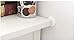Zapour 10 Pack Wall Door Stopper Wall Door Knob Protector Round White Self Adhesive Door Handle Bumper Guard Stopper Rubber Stop, 4cm