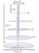 BonNoces 6-Tier Round Acrylic Cupcake Stand Dessert Display Holders Cupcake Tree Tiered Cake Stand Cupcake Tower Perfect for Weddings and Special Events