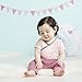 Skip Hop Baby-Girls Newborn Petite Triangles Side Snap Short Sleeve Bodysuit 3-Pack, Pink, New Born