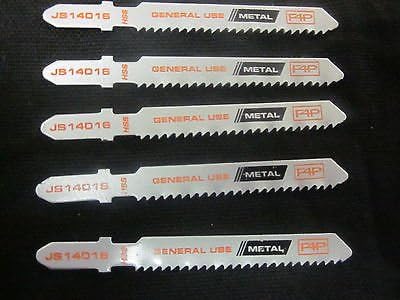 F4P 25pc 3" T-Shank 12-TPI Jigsaw Sheet Metal Blades JIG Saw General USE T118B Cut