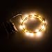 Homeleo 5M 50LEDS Battery Operated Remote Contol LED String Lights Flexible Copper Wire Light LED Starry Lights Fairy Lights AA Battery Powered Tiny Decorative Lights(50 LEDs, Warm White, Waterproof)