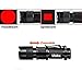 Ulako Single 1 Mode Red Light Adjustable Focus Zoom LED Flashlight Torch for Hunting