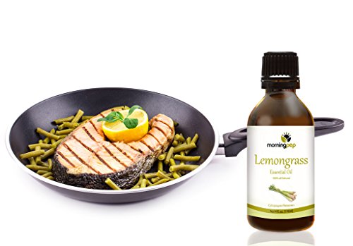 Lemongrass Oil 4 OZ by Morning Pep Large Bottle Pure and Natural Therapeutic Grade, Undiluted Unfiltered and with no fillers, Premium Quality Aromatherapy Lemongrass Essential Oil (118 ML)