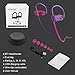LETSCOM Bluetooth Headphones V5.0 IPX7 Waterproof, Wireless Sport Earphones, HiFi Bass Stereo Sweatproof Earbuds W/Mic, Noise Cancelling Headset for Workout, Running, Gym, 8 Hours Play time
