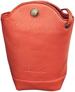 Flingdress Women Messenger Bags Slim Crossbody Shoulder Bags Handbag Small Body Bags (Orange)