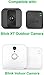 Wasserstein Adjustable Metal Wall Mount Compatible with Blink Outdoor/4/XT/XT2 (3-Pack, Black)
