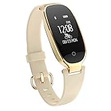 Fitness Tracker, Women Sport Tracker Smart Watch Band Bracelet, Heart Rate Monitor Smart Bracelet,Women Swimming Waterproof Wristband Watch with Health Sleep Activity Tracker Pedometer for Smart Phone