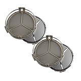 Mangocore 4pcs For Mercedes 75mm Silver Hub Cap Cover Car Logo Emblem Chrome Wheel Center for Benz A B C CLA CLS G M R S Center Cap badge