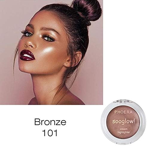 💕 Ourhomer 💕 Clearance Sale PHOERA Highlighter Make Up Shimmer Cream Face Highlight Eyeshadow Glow Bronzer