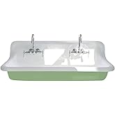 Vintage Tub & Bath 48 Inch Cast Iron High Back Farm Sink