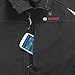 Bosch Men's 12-Volt Max Lithium-Ion Soft Shell Heated Jacket Kit with 2.0Ah Battery, Charger and Holster PSJ120L-102