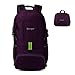 Backpack Daypack,Travel Backpack, Mengar 35L Foldable Water Resistant Packable Backpack Hiking Daypack - Ultralight and Handy & Lifetime Warranty (Purple)