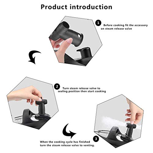 image for Dasuy Silicone Steam Release Diverter Accessory Kitchen Power Pressure