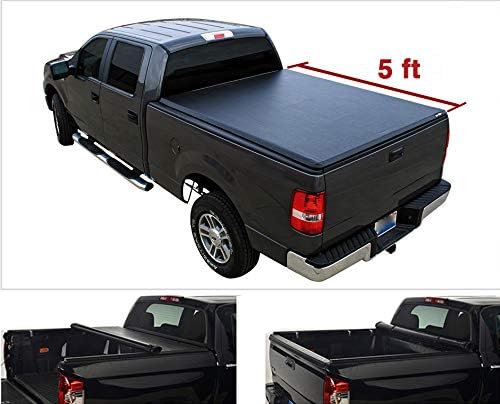 Amazon Com Saiyingli 5ft Truck Bed For 05 15 Toyota Tacoma Pickup Roll Up Lock Soft Tonneau Cover Assembly With Rails Mounting Hardware Only For Models With Track Sys Automotive