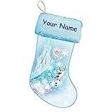 Personalized Disney Frozen Elsa Light Up Christmas Stocking With Name - 18 Inches
