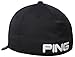 Ping Men's Tour Structured Men's Hat, Black/White, Large/X-Large