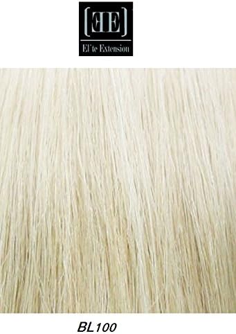 Secret Crown Hair Extensions - 18" Long 100% Human Hair Extensions Instant Secret Crown (Platin Blonde BL100)