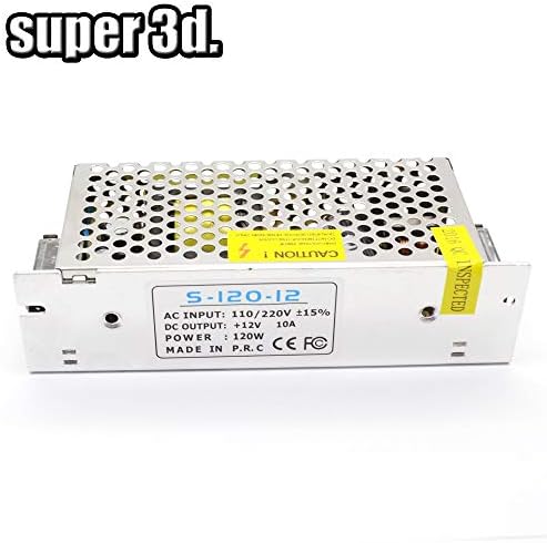 3D Printer - 3D Printer Parts & Accessor to DC 12V 120W 10A Switch Power Supply Adapter Converter for 3D printer RGB LED Strip Light Driver