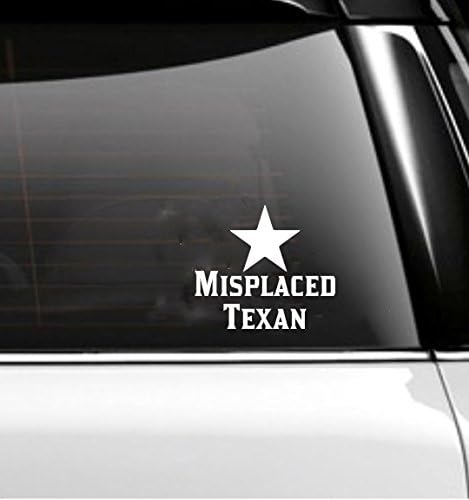 Misplaced Texan Car Decal- Tumbler Decal