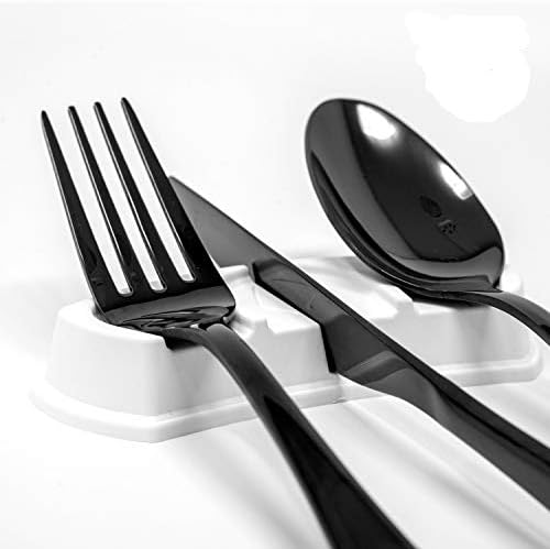 Utillo ホワイトカトラリー置き ナイフ フォーク 超特価sale開催 スプーンを休める場所が必要なとき 日常使用 使い捨て 衛生的