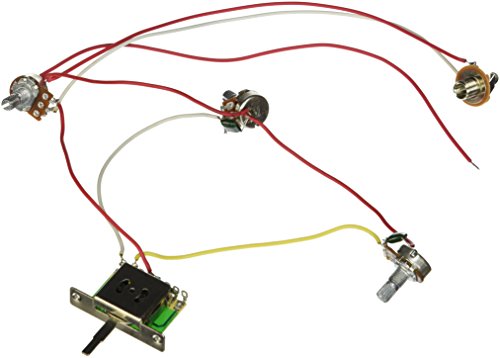 Wiring Harness Prewired/5-way Switch/jack 500k Pots/for Fender Replacement Guitar