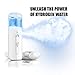 Qlife Q-Mist Dissolved Hydrogen Rich Water Portable Ultrasonic Nano Mist | Rechargeable, Eye Lash Extensions, Deep Moisturizing, Anti-aging, Skin Rejuvenation, SPA Skin Care (White)