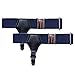 NAVA Navy Blue Pin Sock Garters Mens Womens Sock Suspender Accessories