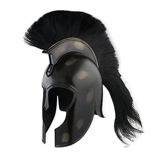 NauticalMart Medieval Knight Trojan Helmet With Black Plume