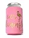 Flamingo Party Supplies Let's Flamingle 11 Can Beer Cooler Coolie Sleeves | Birthday Decorations, Bachelorette, Bridesmaid Proposal Box Favors | 10 Pink, 1 