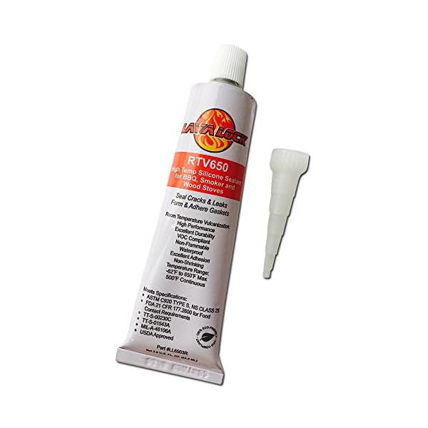 LavaLock-RTV-650-F-BBQ-grill-smoker-sealer-Hi-Temp-FOOD-SAFE-Silicon-adhesive-3-oz