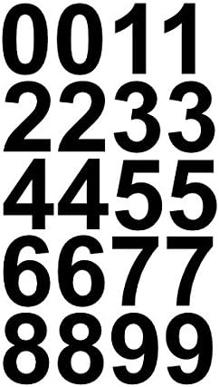 Amazon シートの1 1 2インチ番号ビニールカスタムストリートアドレスメールボックスデカールステッカーキット 1 1 2 Inch 15blk 郵便受け メールボックス