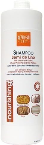 Alter Ego Semi De Lino Shampoo w/Garlic Extracts, Wheat Protein, Silk Protein 1000ml