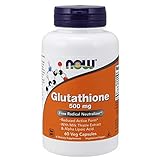 NOW Supplements, Glutathione 500 mg, 60 Veg Capsules