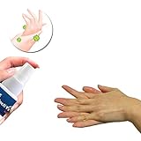 Agelloc Hand Sanitizer Disinfectant Spray Portable Disinfecting Cleaner Spray Alcohol-Free for 24-Hour Protection (B - 50ml)