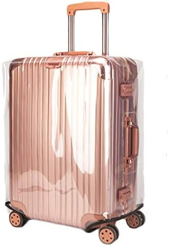 Luggage Protector Case PVC Baggage Cover Suitcase Protective Cover Transparent Suitcase Cover Protectors 18-32 Inch Luggage Cover for Wheeled Suitcase