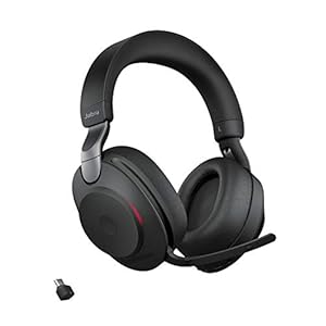 Jabra-Evolve2-85-Wireless-PC-Headset--Noise-Cancelling-UC-Certified-Stereo-Headphones-With-Long-Lasting-Battery--USB-C-Bluetooth-Adapter--Black Jabra Evolve2 85 Wireless PC Headset – Noise Cancelling UC Certified Stereo Headphones With Long-Lasting Battery – USB-C…