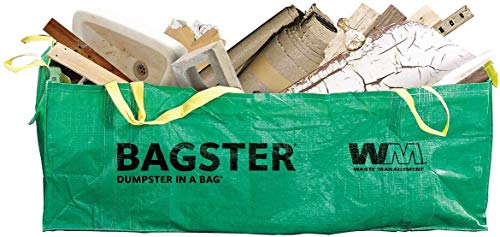 BAGSTER 3CUYD Dumpster in a Bag, Green (Pack of 2)