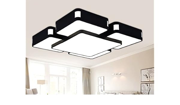 Bgmdjcf Sky City Led Ceiling Lamp 5 Rectangular Head Large