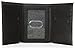 Columbia Men's RFID Leather Wallet - Big Skinny Trifold Vertical Security Protection Credit Card Slots and ID Window,Black