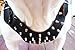 Leather Spiked Dog Harness Large Black 26