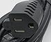 RiteAV - 25 Feet Power Extension Cord Black (Outdoor Direct Burial Certified)