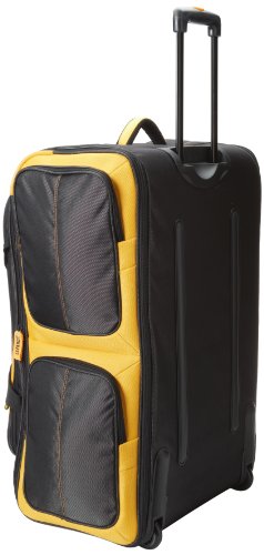 lucas luggage black yellow