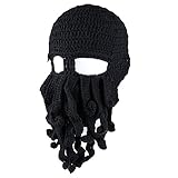 Amurleopard Unisex Barbarian Knit Beanie Octopus