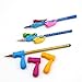 Pencil Grips,Firesara Silicone Ergonomic Writing Aid Dolphin and Handle Style Pencils Training Grip Holder for Kids Students Kindergarten Adults Right Handed The Aged Disabled Hands (9pcs)